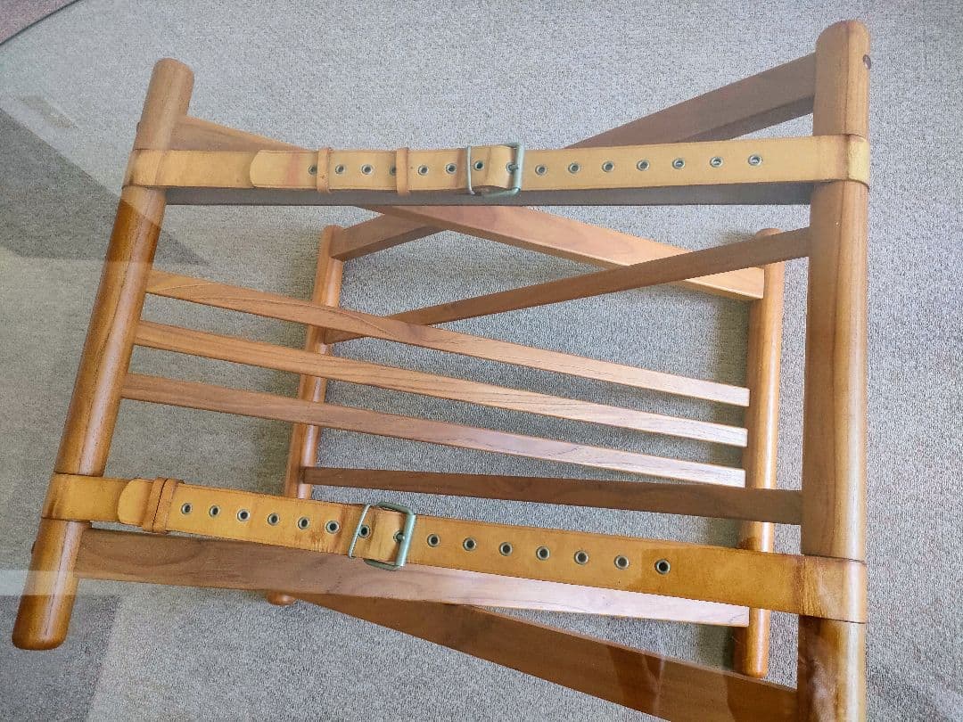 北欧家具　デンマーク　ガラストップ　センターテーブル　大塚家具輸入品