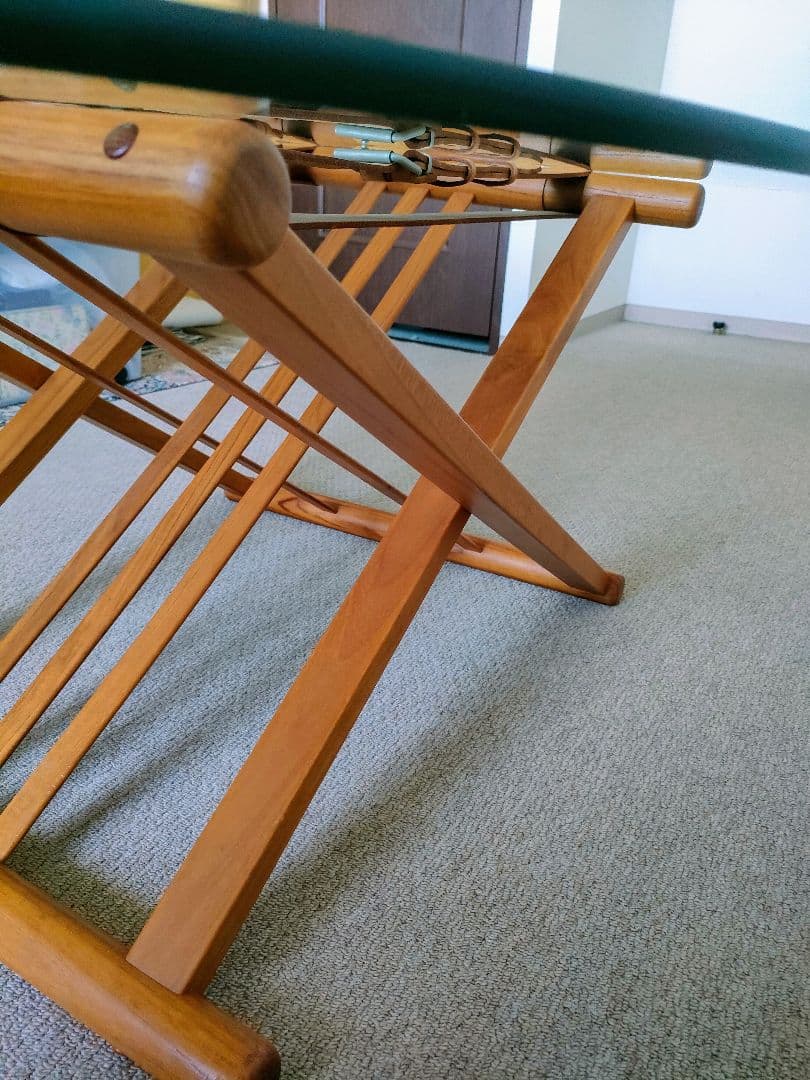 北欧家具　デンマーク　ガラストップ　センターテーブル　大塚家具輸入品