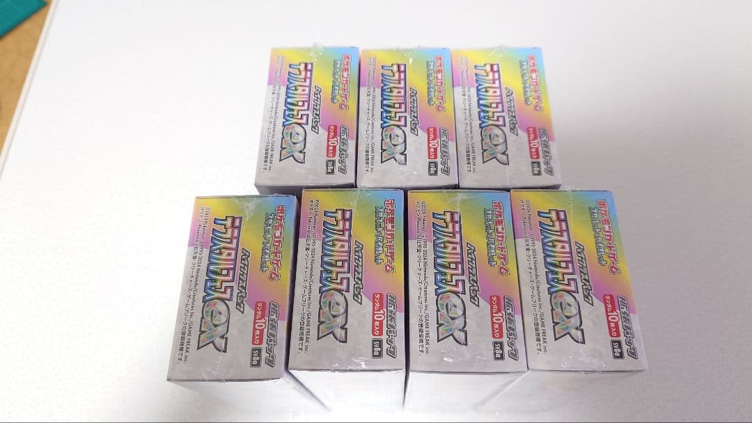 ポケモンカードゲーム テラスタルフェスex シュリンク付き 7box