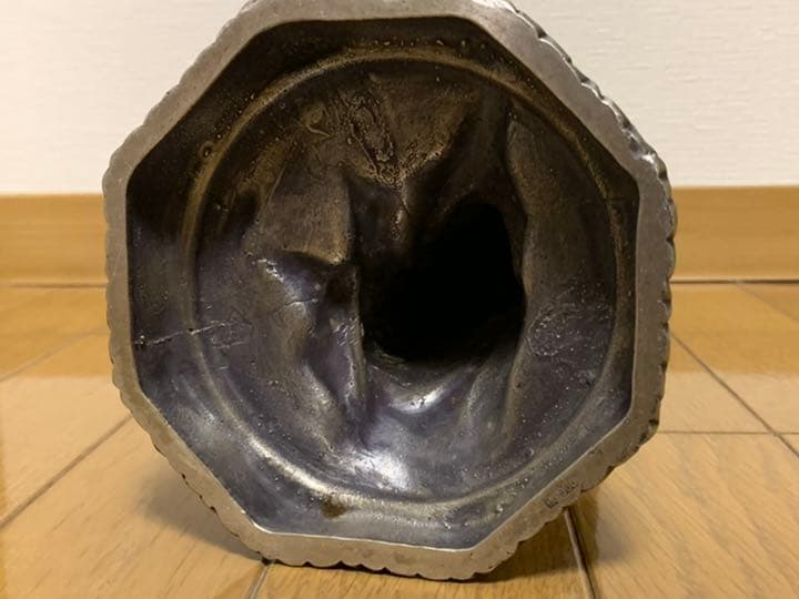 聖観世音菩薩像　銀製