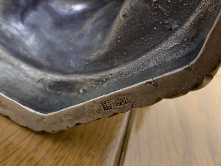 聖観世音菩薩像　銀製