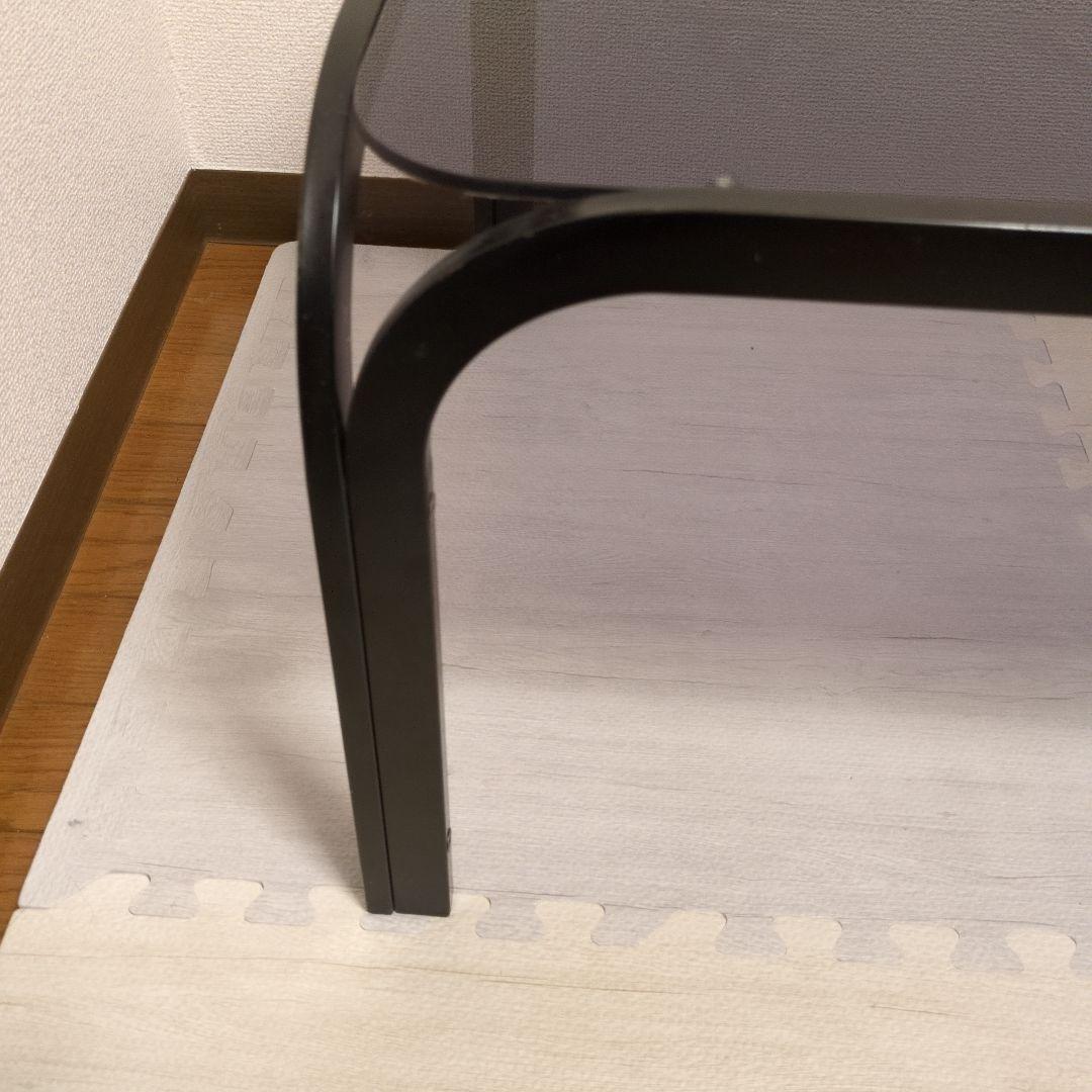 ガラス天板　ローテーブル ミッドセンチュリー　80's 昭和レトロ90's