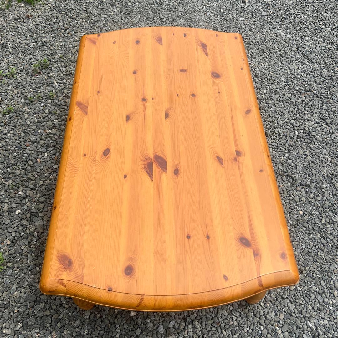 パイン材 カントリー家具 ローテーブル センターテーブル ろくろ脚