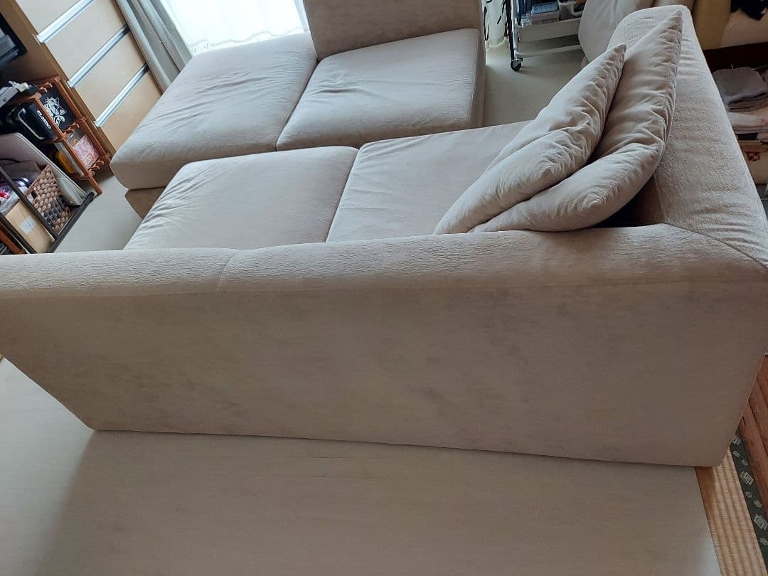 【shoooko】最終値下げ↓送料込み30000円ベージュコーナーソファー