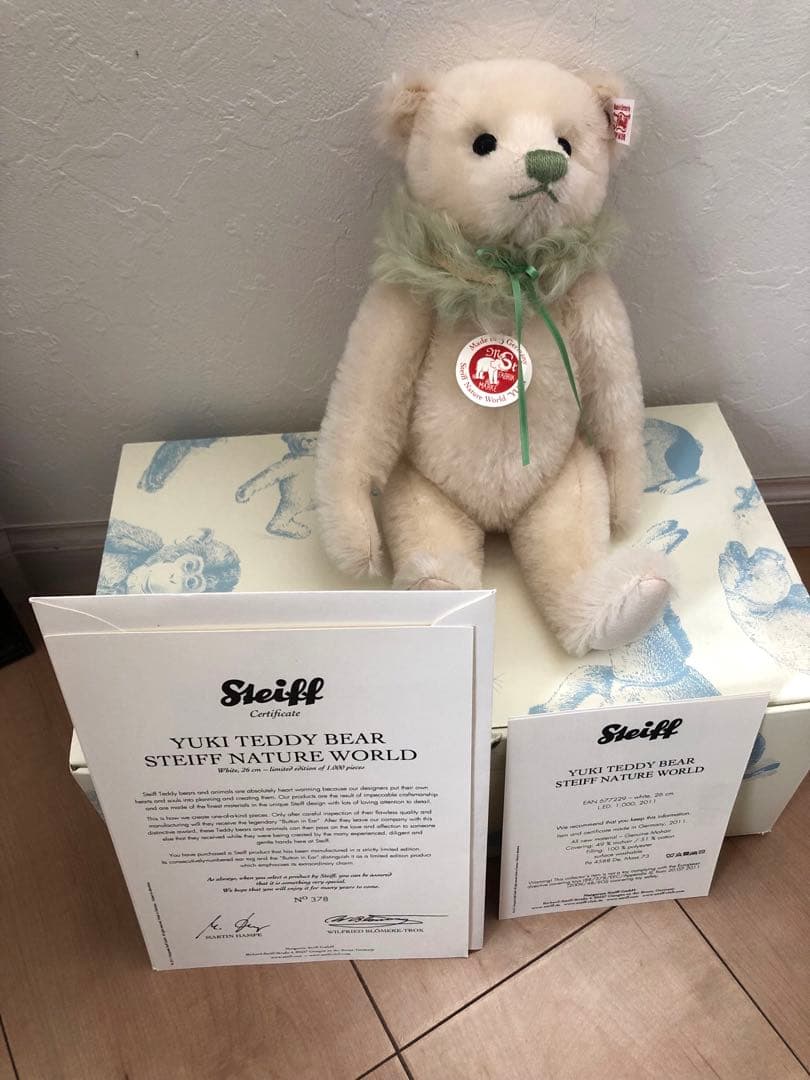 シュタイフ ゆき　YUKI 新千歳空港ネイチャーワールド限定1000体