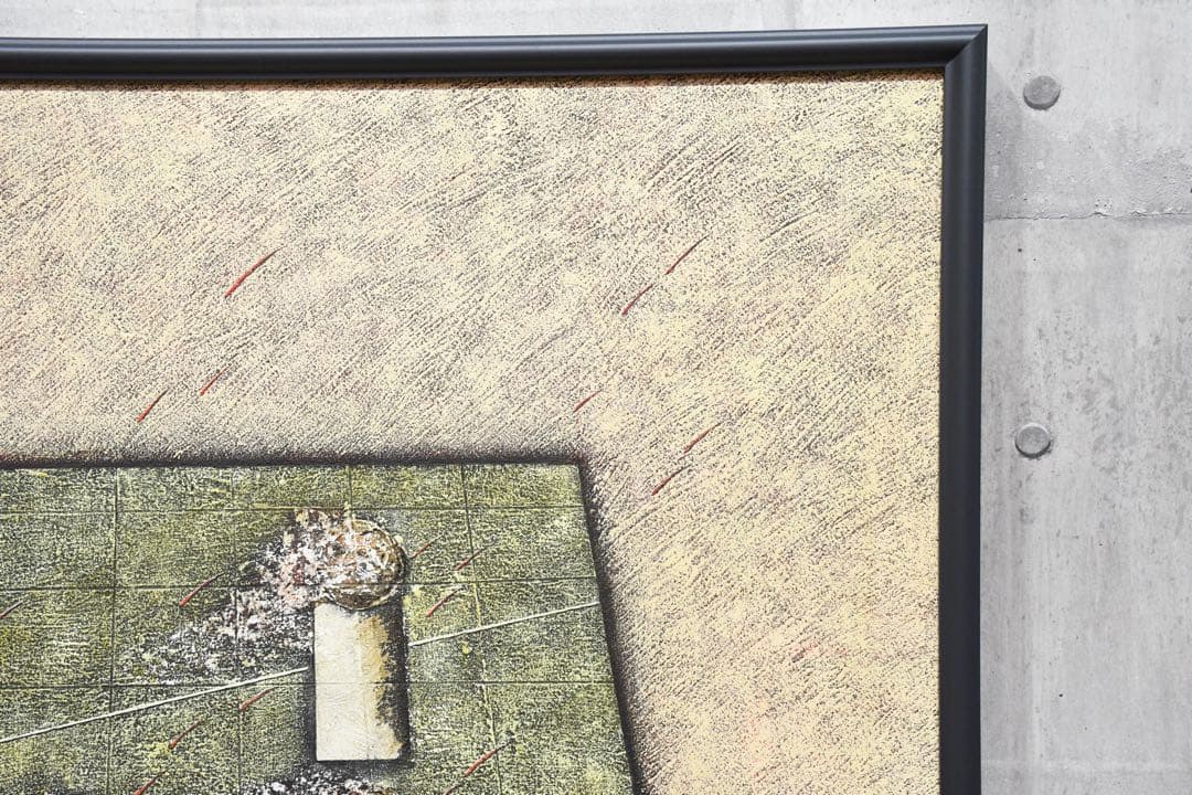 CDC19 真作 川井一義 dislocation- '87 大作 80号