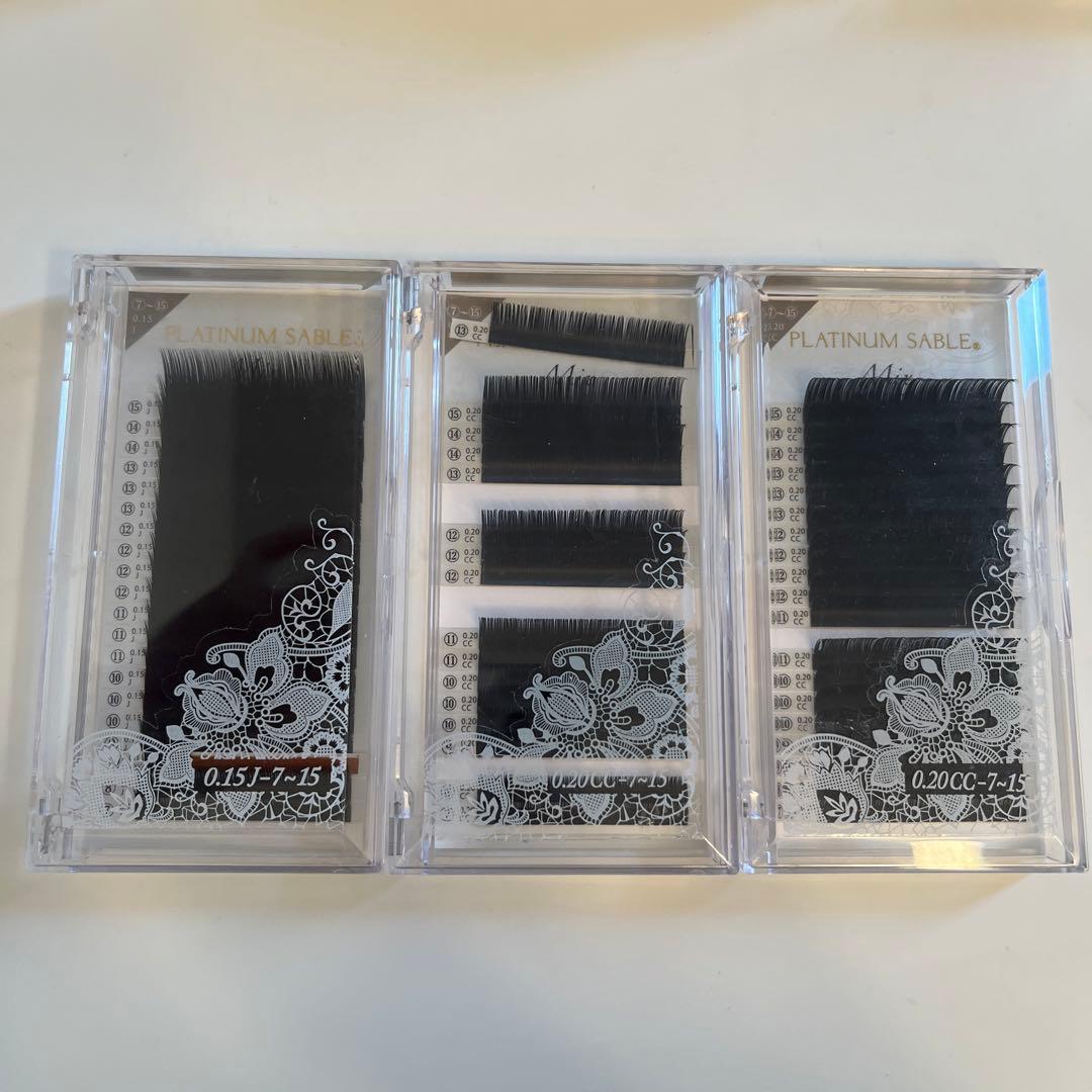 ミスアイドールプラチナセーブルc.j.cc7〜15ミリMIXまとめ売り