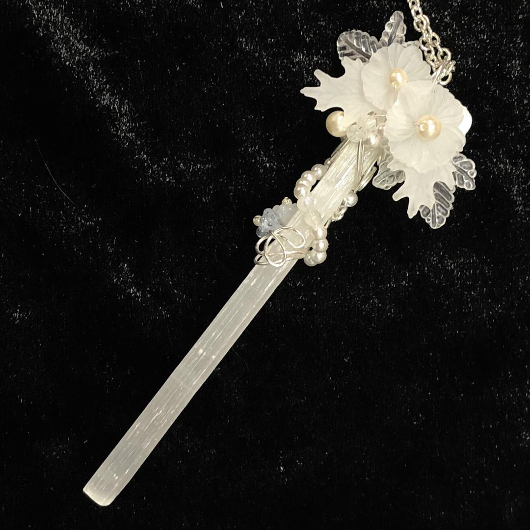 パワーストーンペンダント セレナイト 01