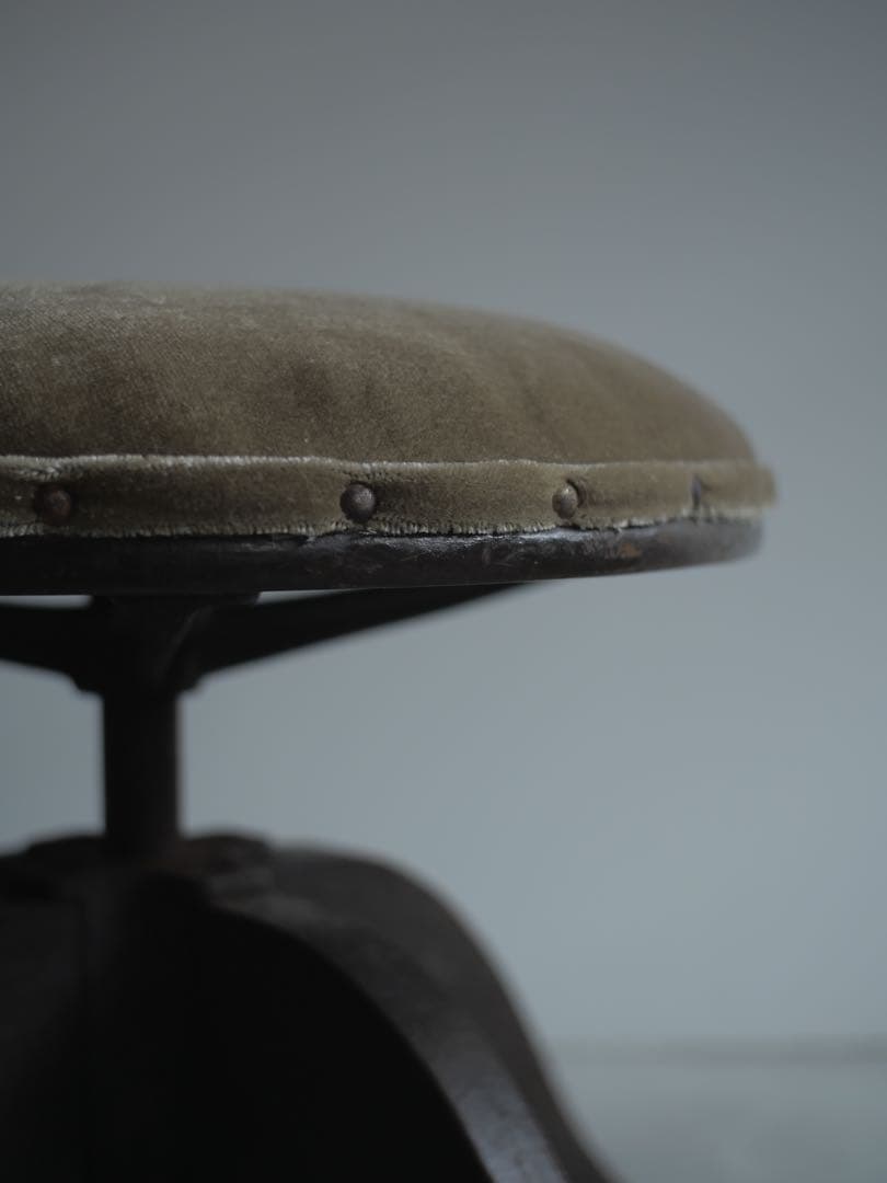 スツール　回転椅子　ドクターチェア　椅子　古家具　古道具　アンティーク　レトロ