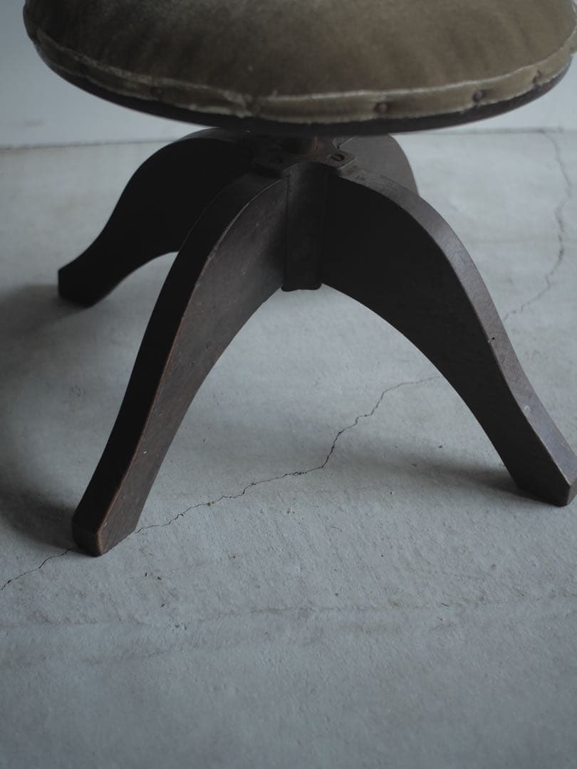 スツール　回転椅子　ドクターチェア　椅子　古家具　古道具　アンティーク　レトロ