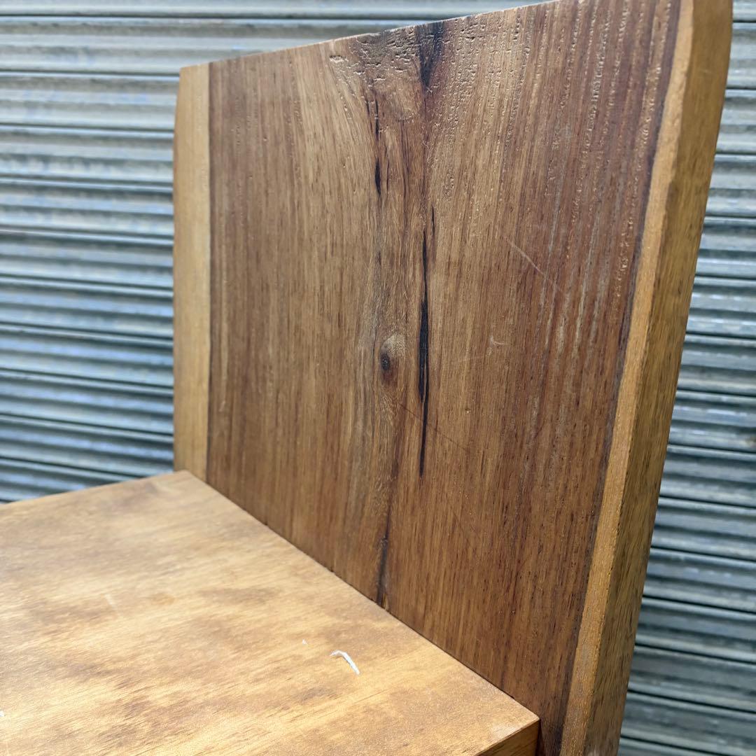 【福岡】ブビンガ Bubinga アフリカ産 高級広葉樹 本棚 アンティーク 棚