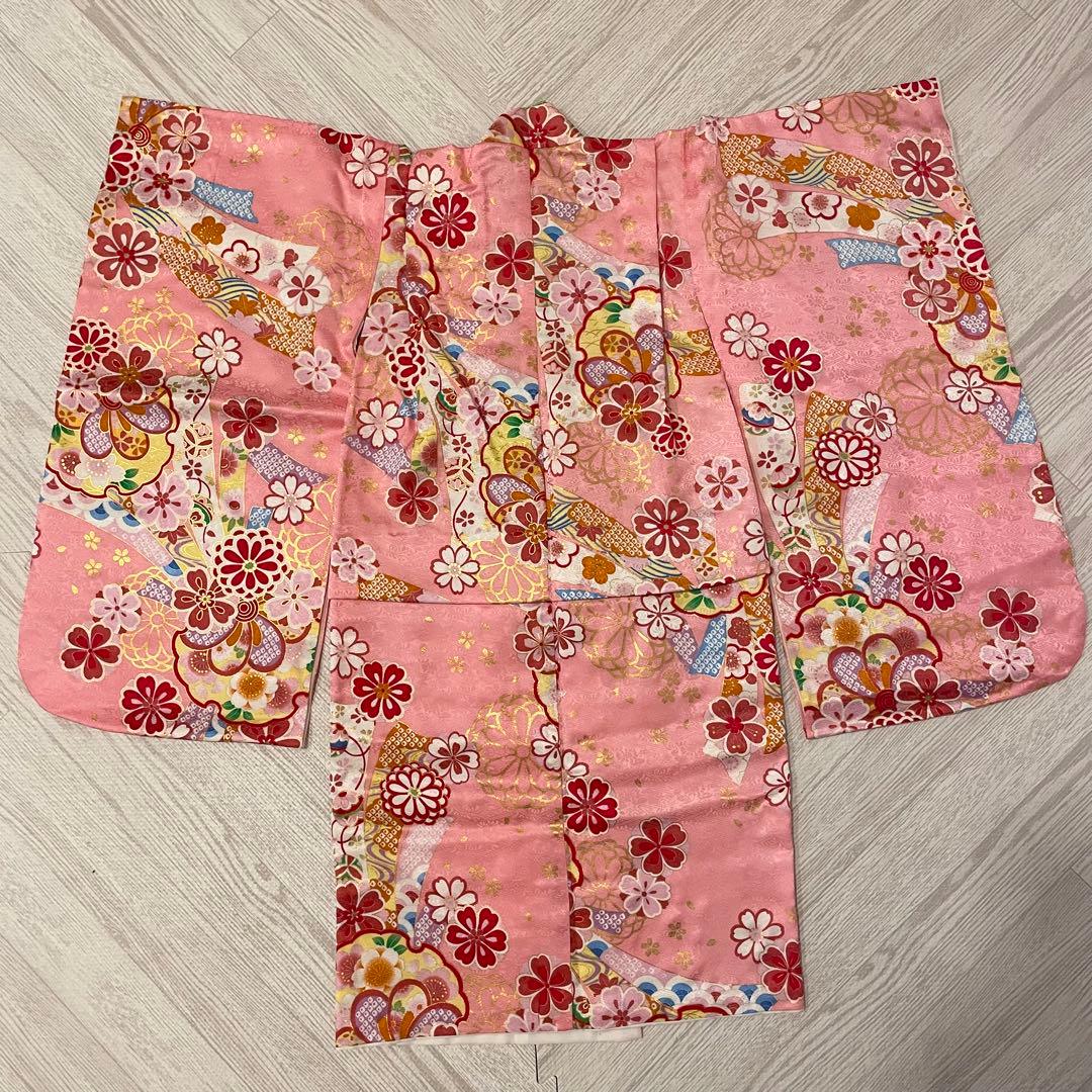 七五三 着物セット 正絹 花柄 京都花ひめ