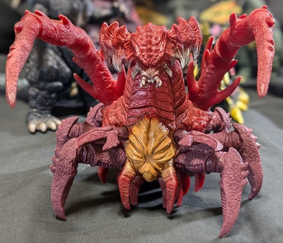 平成ゴジラ・デストロイア集合体・バトラ幼虫（バンダイ）ソフビ3体