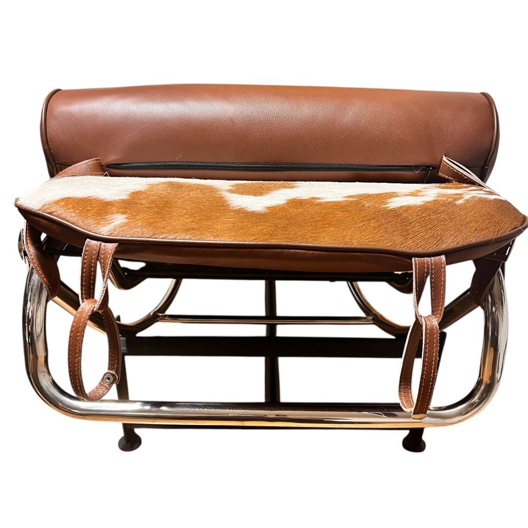 Le Corbusier LC4 シェーズロング 牛革カウスキン 1人掛けソファ