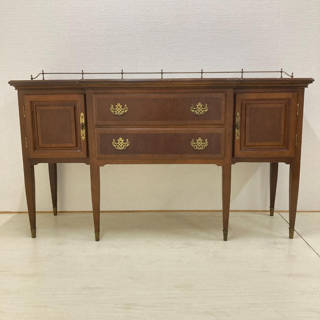 アンティーク　フェデラル様式デザイン　サイドボード　キャビネット