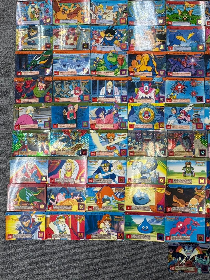 ドラゴンクエスト カードダス 裏ロト 被りなし 142枚 まとめ売り