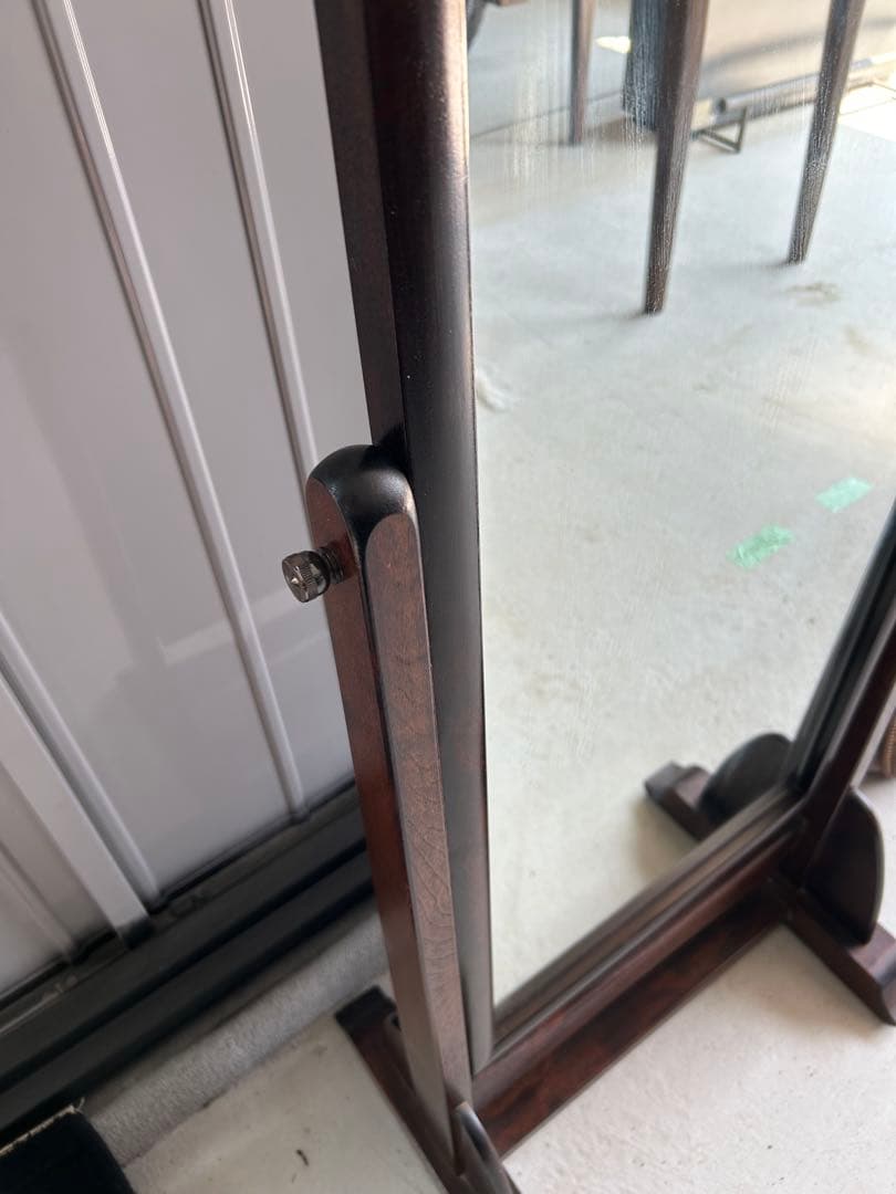 T　木製スタンドミラー