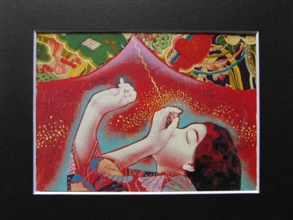 智内兄助、３４、希少画集画、状態良好、新品高級額装付