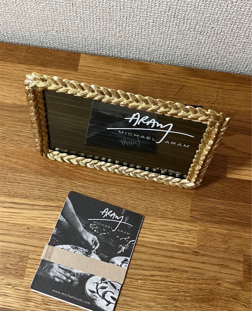 MICHAEL ARAM フォトフレーム ゴールド マイケルアラム 写真たて