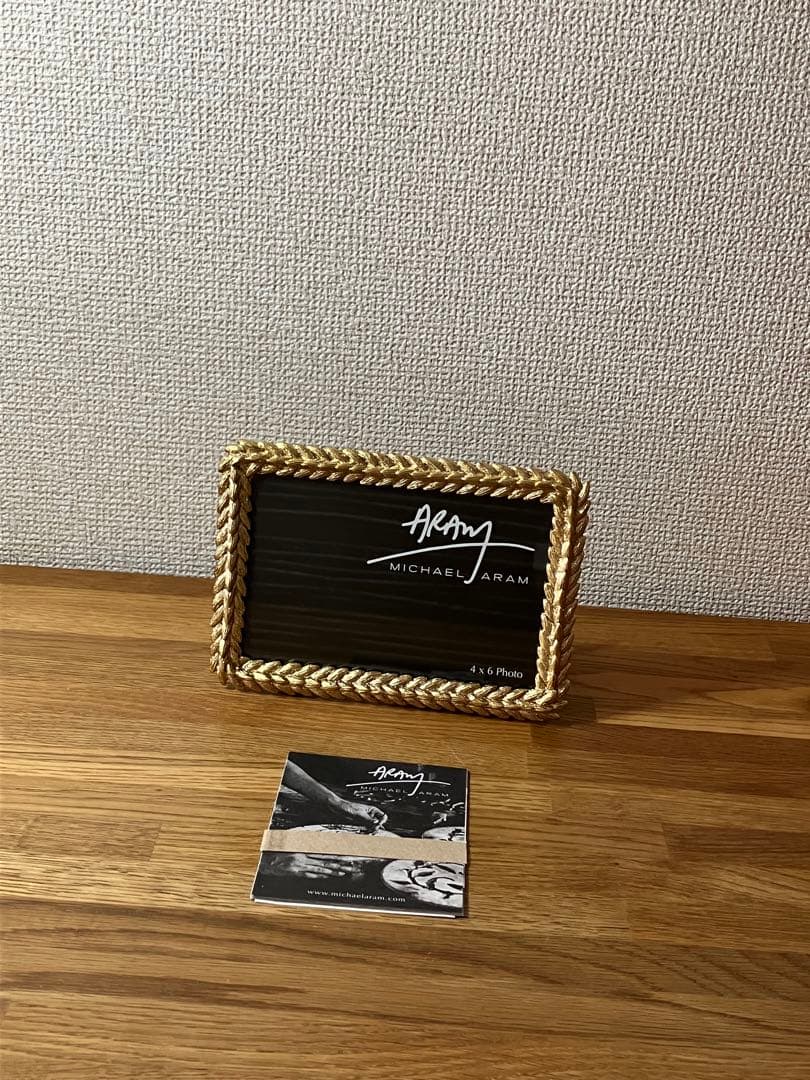 MICHAEL ARAM フォトフレーム ゴールド マイケルアラム 写真たて
