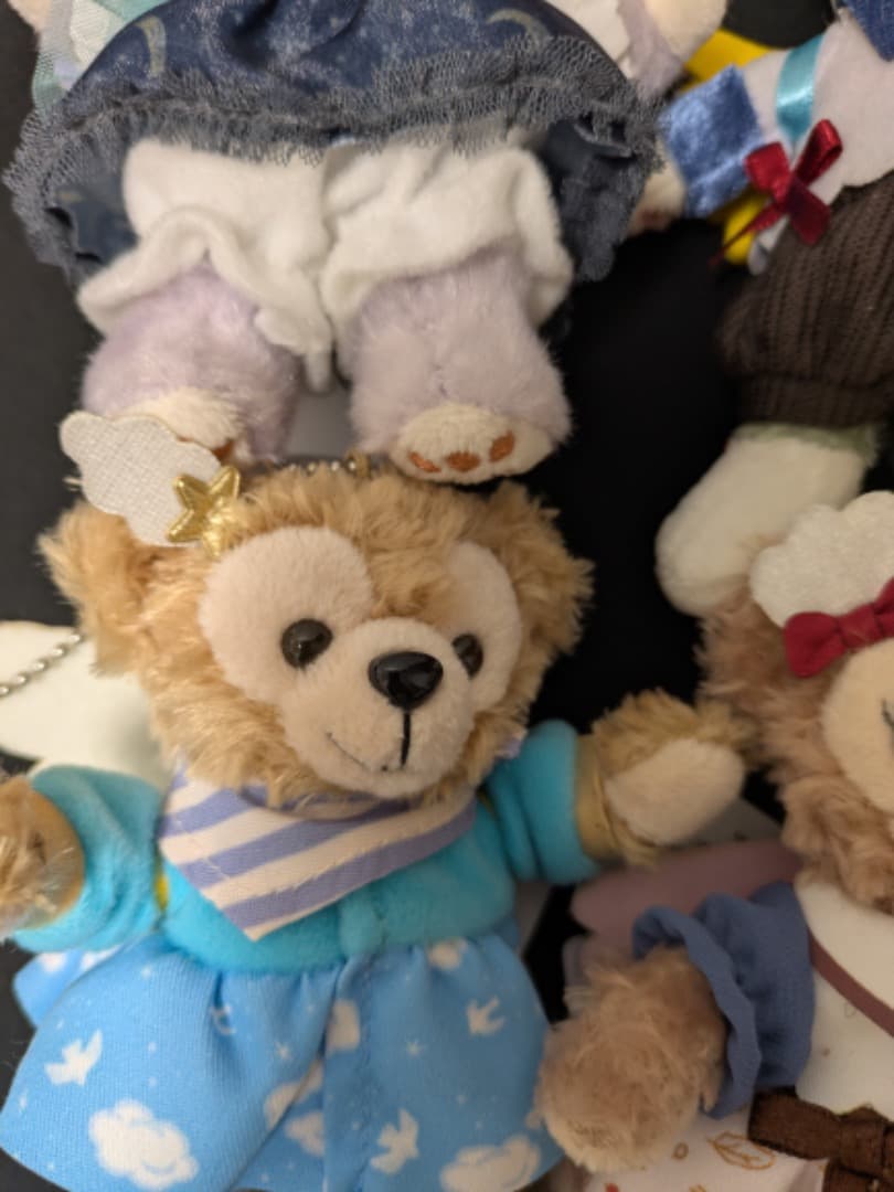 ダッフィー ウィッシングウィングス ぬいぐるみバッジ 4点セット ぬい