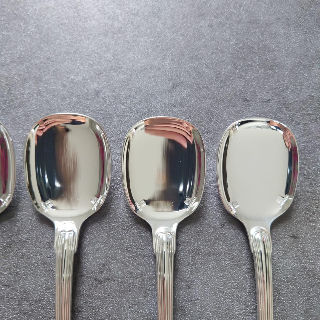 希少 極美品 クリストフル ポートロイヤル アイスクリームスプーン 6点