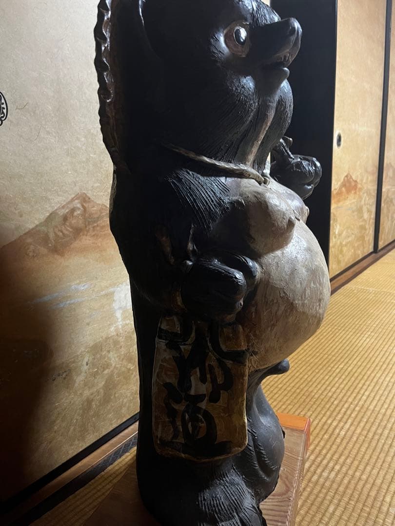 超特大‼️ レア　希少品　信楽焼　開運　八方縁起　たぬきの置物