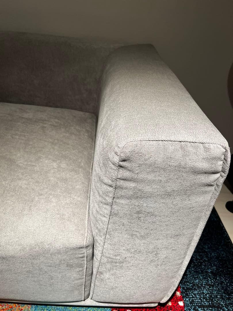 Francfranc メーネ カウチ 2 L ライトグレー（W815）