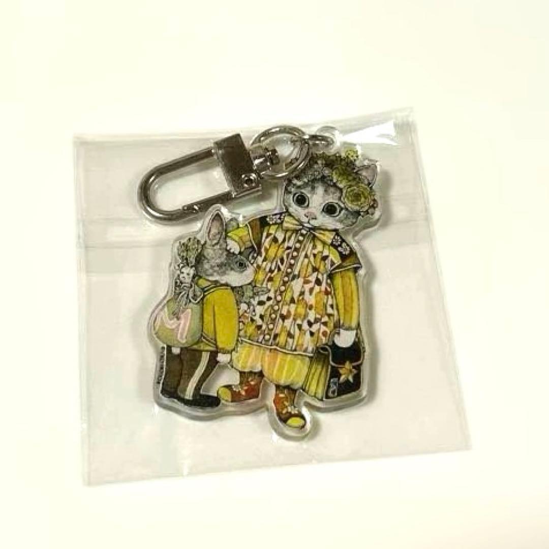 ヒグチユウコ シークレットフォレスト アクリルキーホルダー イエロー
