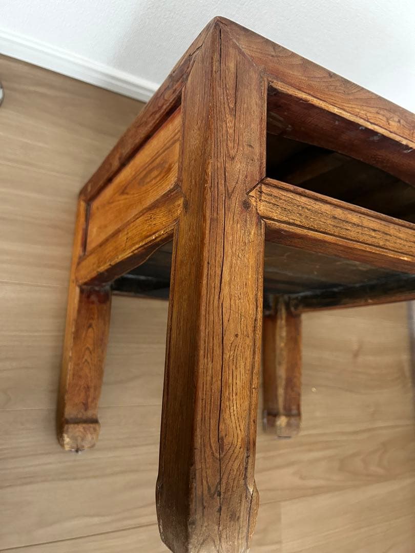 【着払い】東南アジアビンテージ家具 花台 腰掛け