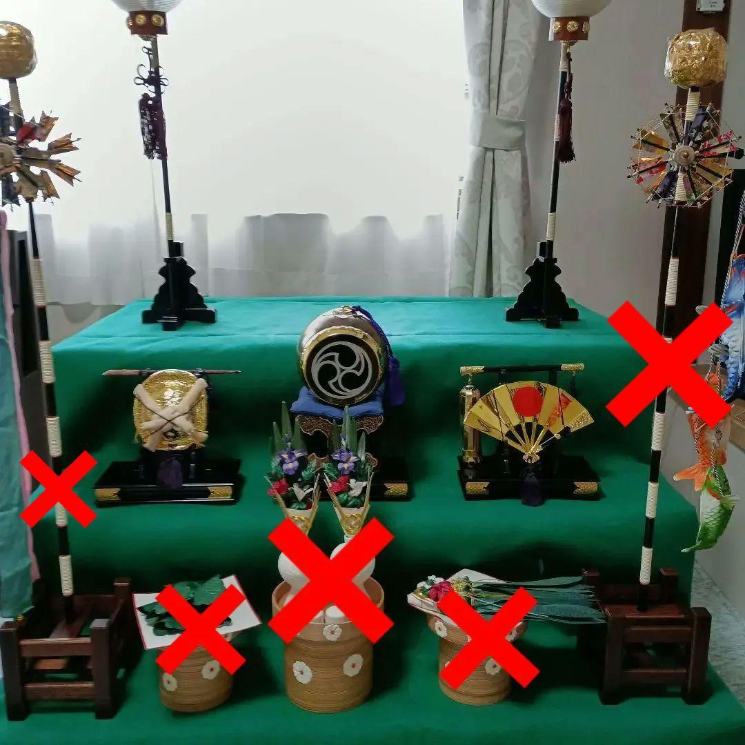 五月人形三段飾り鎧兜　平安光義　　引き渡し大歓迎