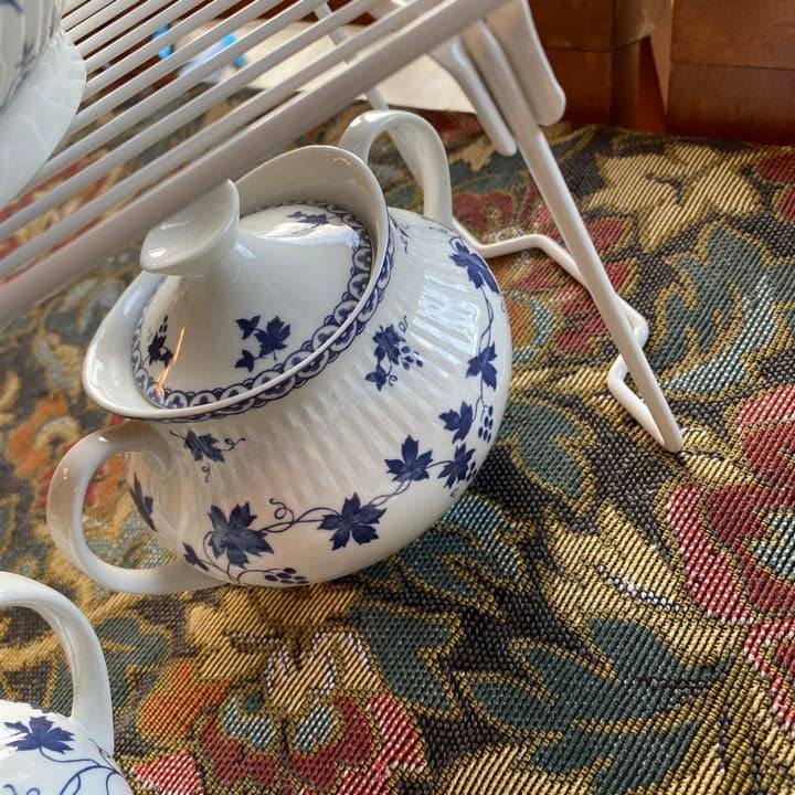 ロイヤルドルトンヨークタウンティーセット15点フルハース