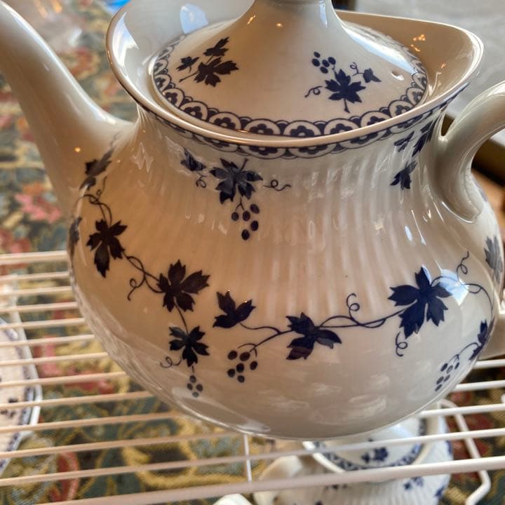 ロイヤルドルトンヨークタウンティーセット15点フルハース