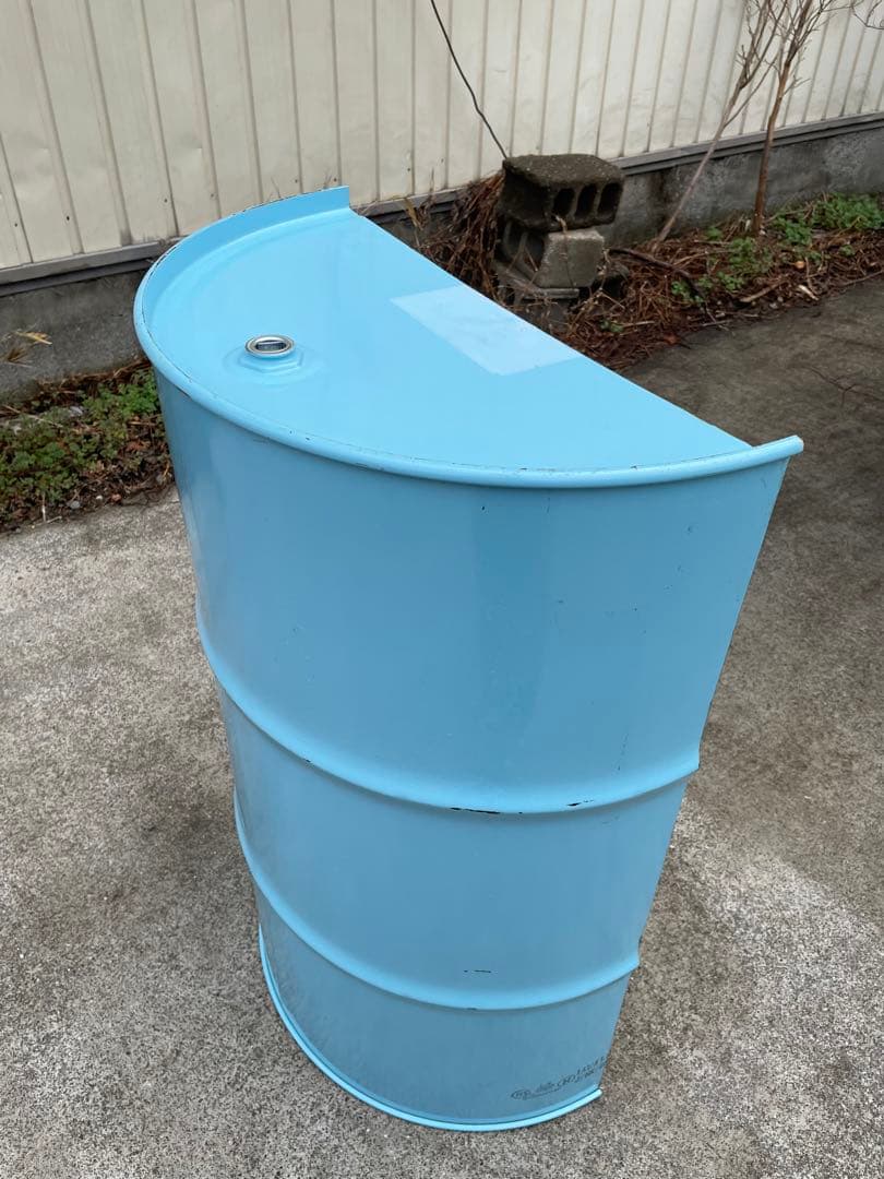 ドラム缶 半切り 縦半分 無加工 - メルカリ