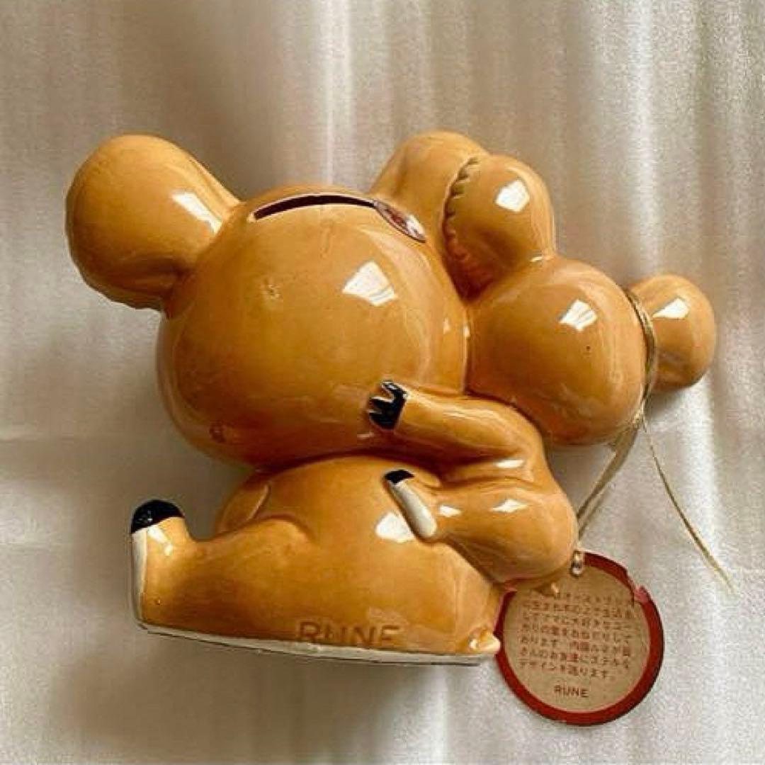 昭和レトロポップ 内藤ルネ　コアラの親子　貯金箱　おんぶ