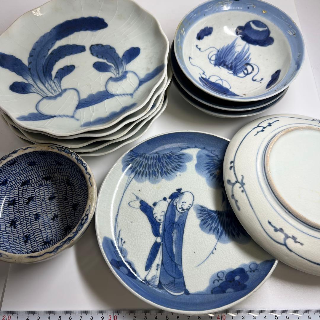 古伊万里色々　幅約12~21㎝　東Y7-1022③タニコ