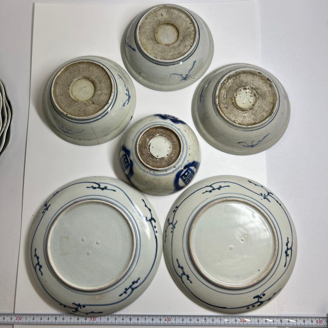 古伊万里色々　幅約12~21㎝　東Y7-1022③タニコ