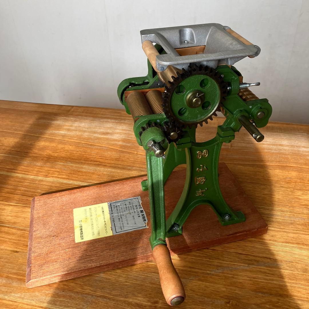 【A sa】小野式製麺機1号型　両刃 2.2mm&6.3mm 箱付き