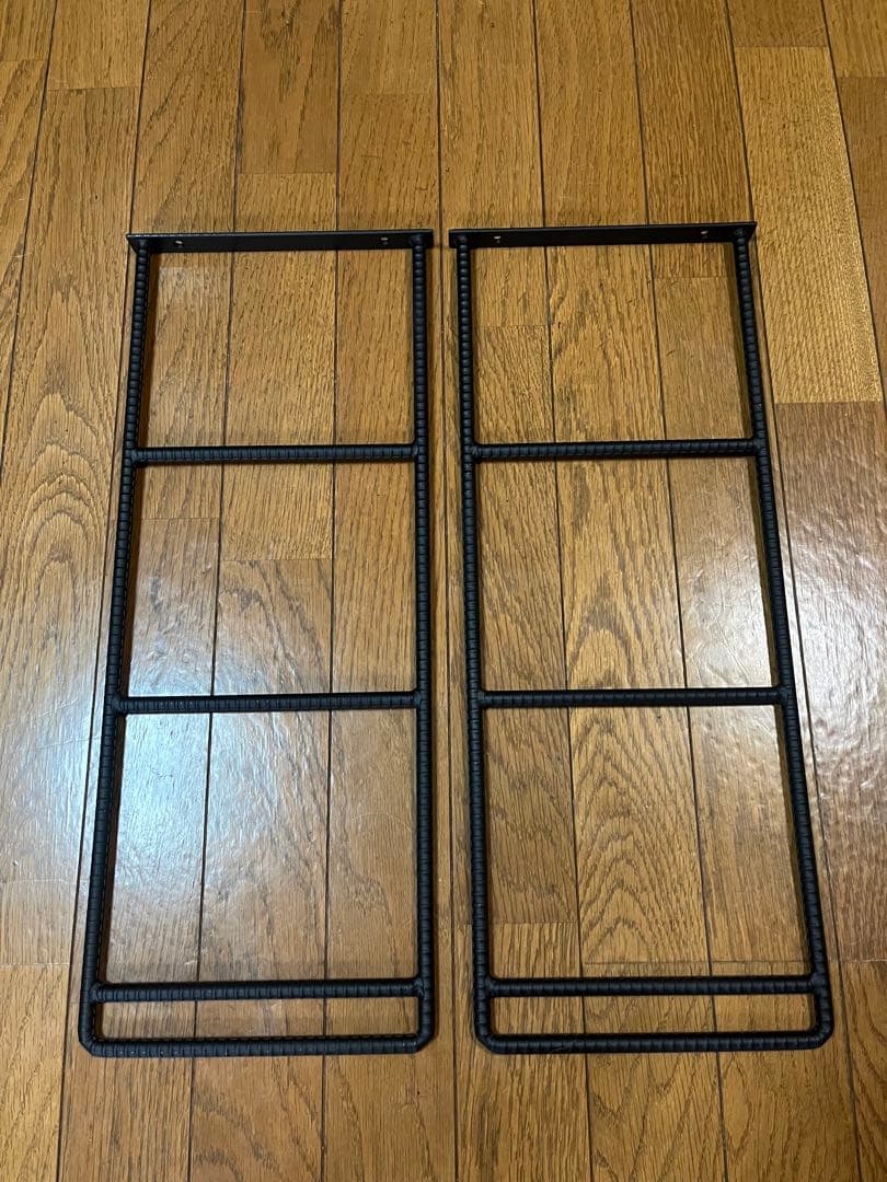 アイアン吊り棚ブラケット　アイアンシェルフ　 高さ53cm 2本セット