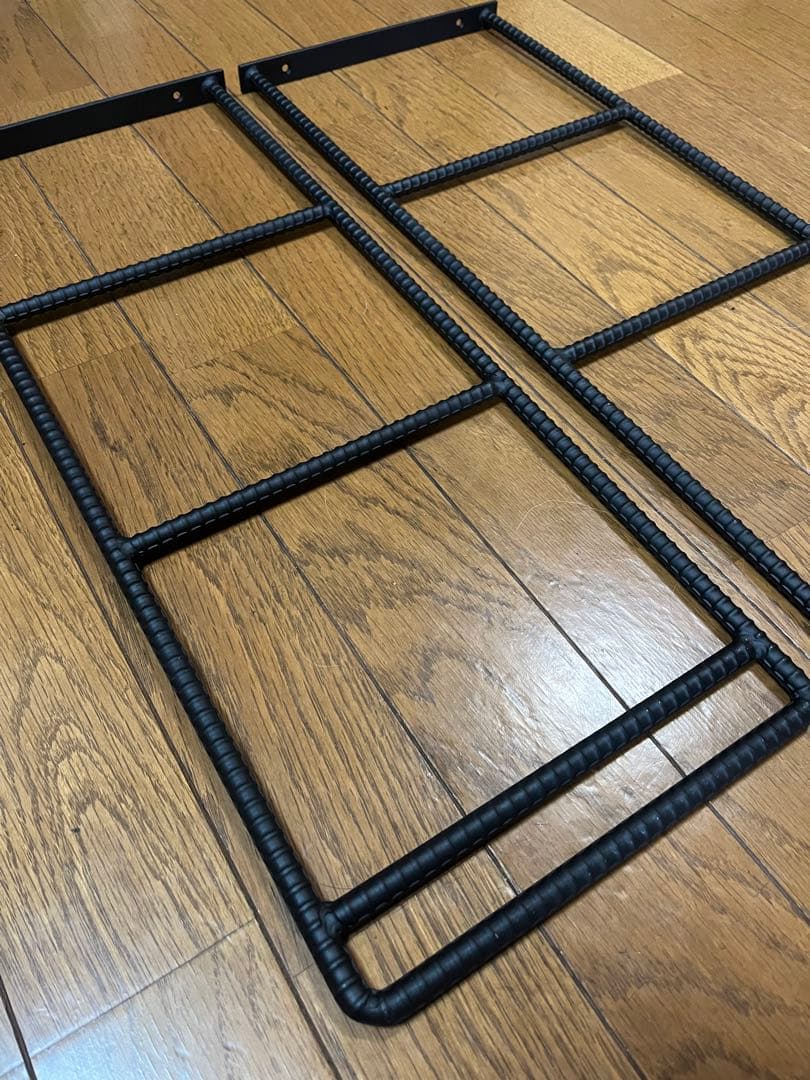 アイアン吊り棚ブラケット　アイアンシェルフ　 高さ53cm 2本セット