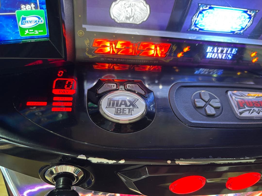 パチスロ実機【L北斗の拳AD XR】ユニット付 無段階ボリューム 送料無料