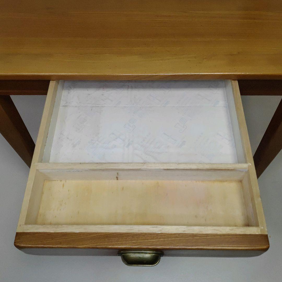 希少 ヴィンテージ 飛騨産業 HIDA キツツキマーク デスク 机 引き出し