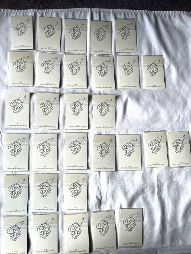 2016 SEVENTEEN ENCORE CONCERT トレカ　30枚