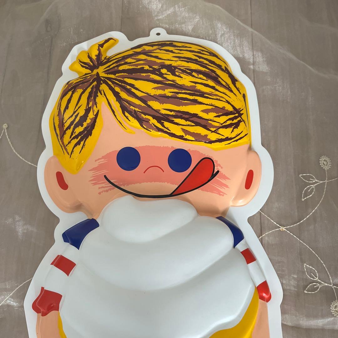 日世ソフトクリーム 看板 非売品 ニックン セイチャン 2枚セット