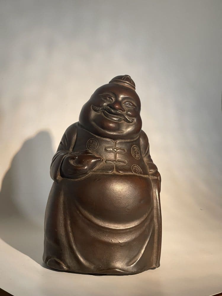 石像 彫刻 地主様 茶室 客間 玄関 装飾品 工芸品 置物