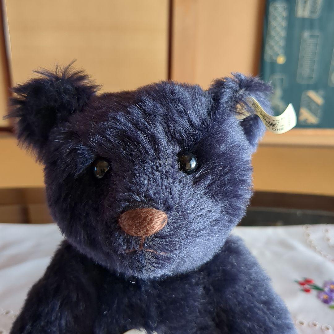 Steiff テディベアダークブルー35 - メルカリ