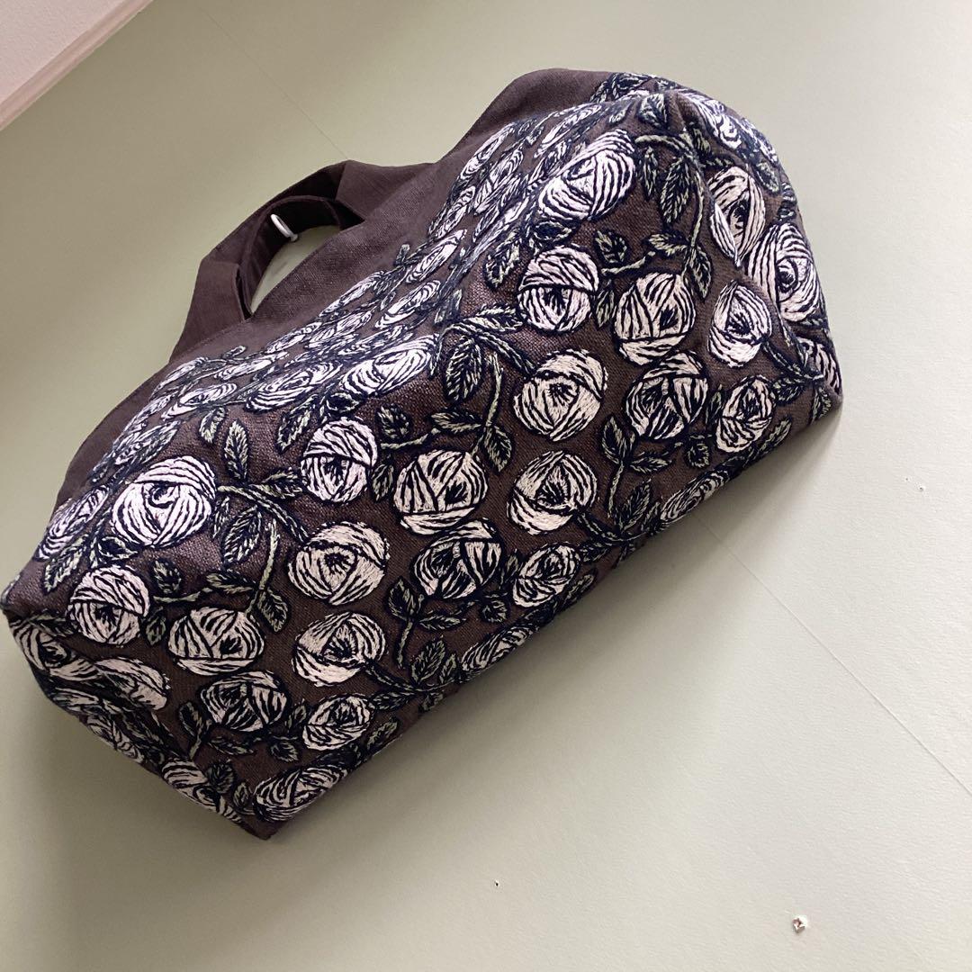 ミナペルホネン最新rosybrown トートバッグ ハンドメイド