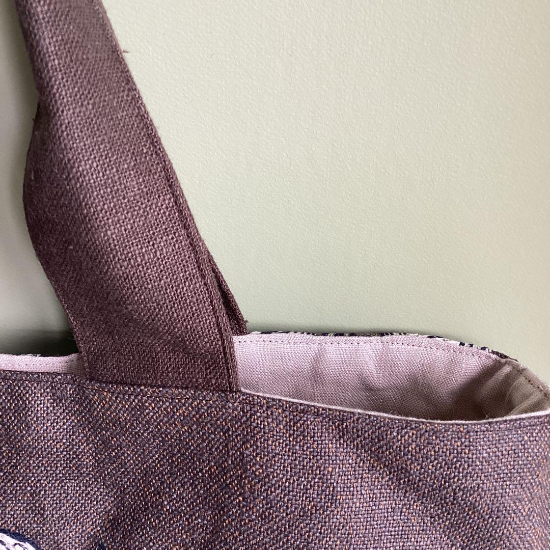 ミナペルホネン最新rosybrown トートバッグ ハンドメイド