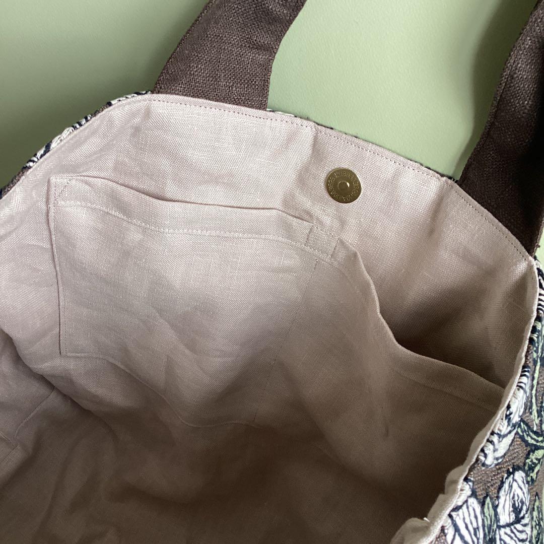 ミナペルホネン最新rosybrown トートバッグ ハンドメイド