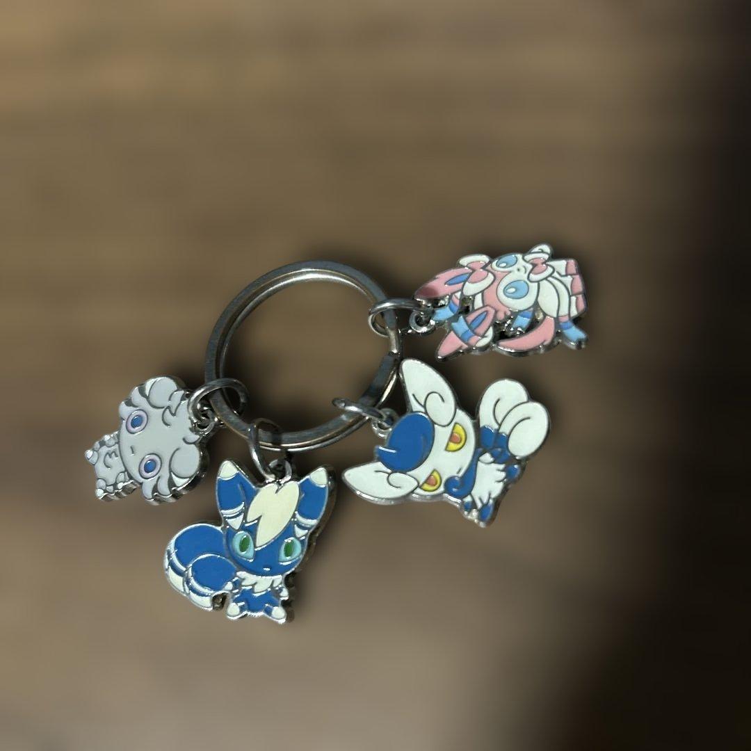 ニンフィアドール 4連キーホルダー 「ポケットモンスター」 ポケモン